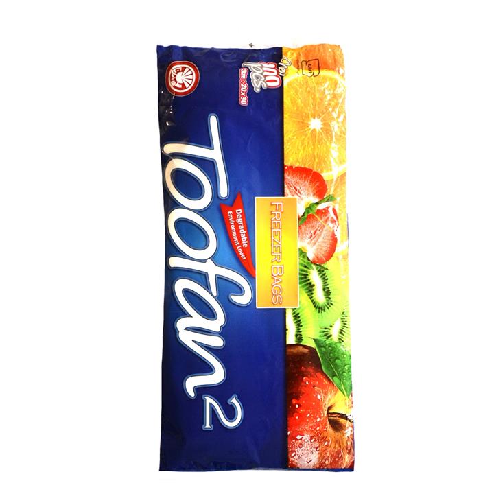 کیسه فریزر طوفان مدل s3 بسته 100 عددی